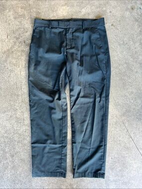 Mango Men's Dark Green Dress Pants